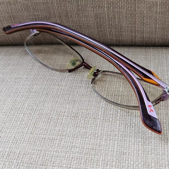 Koali Women Glasses Frame 5591C 50[]18 140 MJ342 Brown/Purple Eyeglasses - Picture 5 of 12